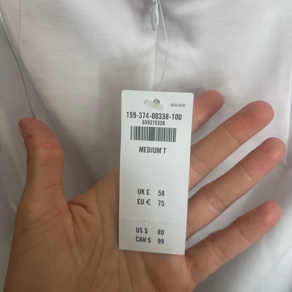 NWT Abercrombie White Spaghetti Strap Mini Dress - Picture 6 of 7